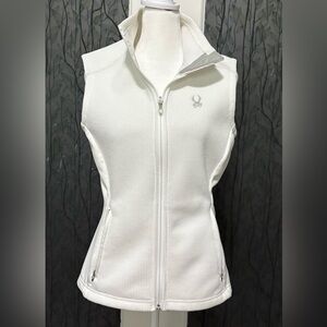 Spyder White Fitted Vest